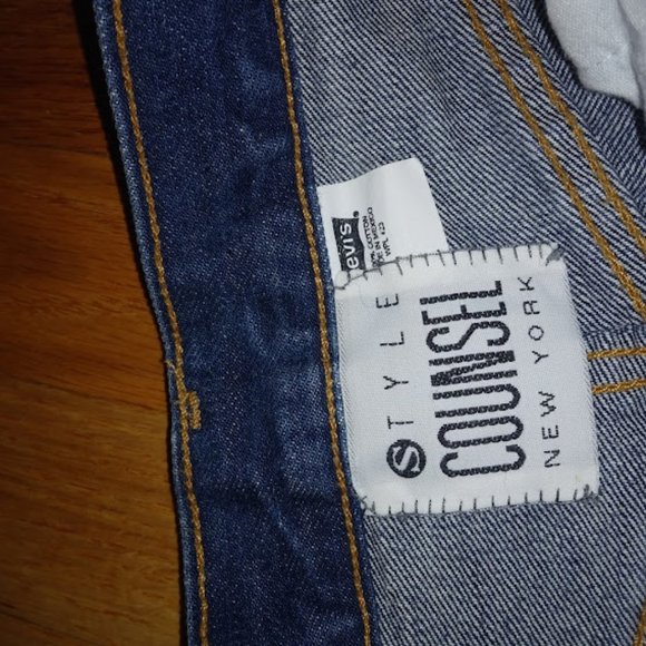 Raw hem artisan jean skirt Levis Size S - Picture 2 of 3